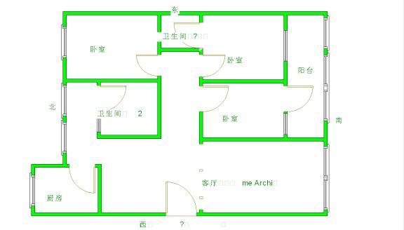 杏南小區(qū)57萬(wàn)_11