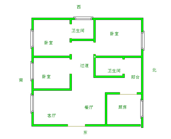 杏南小區(qū)54萬_8